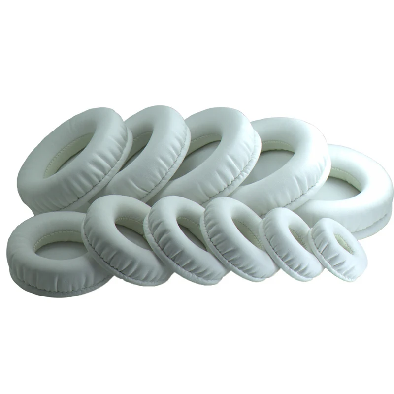 

Replacement ear pads Round ear pads Repair parts 50mm 60mm 65mm 70mm 75mm 80mm 85mm 90mm 95mm 100mm 110mm white earphone sleeve