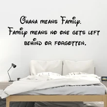 Disney Family QHANA Fashion phrase wall sticker Pvc wall stickers Removable material wall sticker home decoration accessories Disney Family QHANA Fashion phrase wall sticker Pvc wall stickers Removable material wall sticker home decoration accessories