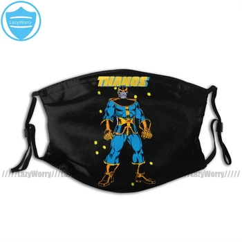 

Thanos Mouth Face Mask Thanos Standing Facial Mask Cool Kawai with 2 Filters for Adult
