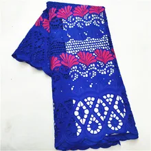 Швейцарская вуаль кружева в швейцарском африканском сухое хлопковое кружево с принтами африканское парчовое кружево 5 ярдов/партия