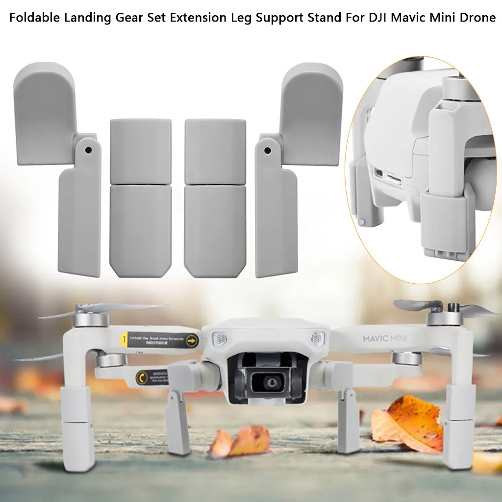 Комплект складных посадочных шасси с удлинителем ножек подставка для Dji Mavic