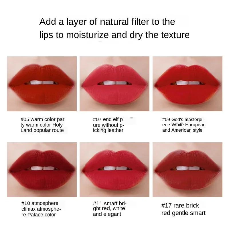 VIBELY Small Blood Vessel Matte Lip Glaze, Ink Repair, Lip Glaze, Lipstick, Lip Gloss, Soft Silky Matte Color VIBELY Small Blood Vessel Matte Lip Glaze, Ink Repair, Lip Glaze, Lipstick, Lip Gloss, Soft Silky Matte Color