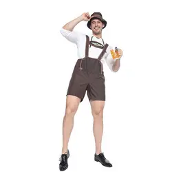 SHUJIN мужской костюм Взрослый мужской традиционный костюм для Октоберфеста Lederhosen Bavarian Octoberfest немецкий пивной мужской костюм
