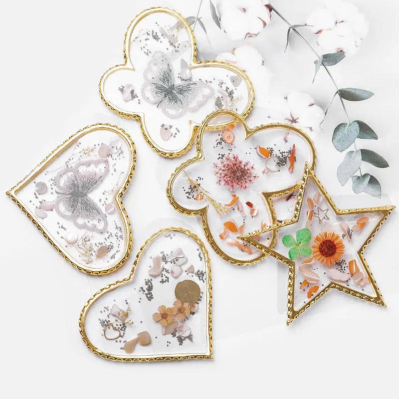 

1pc False Nail Art Plate Crystal Agate Plate Phnom Penh Resin Nail Painting Plate Nail Piece Display Board Tool Palette Tool