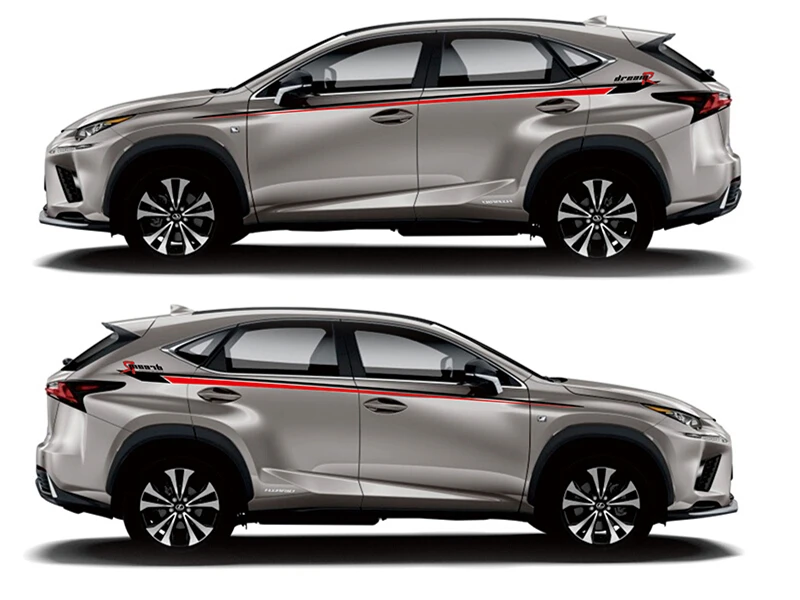 World Datong автомобильный Стайлинг, Спортивная Автомобильная наклейка для Lexus NX200 NX300h Mark Levinson, автомобильная индивидуальная наклейка для кузова, внешние аксессуары