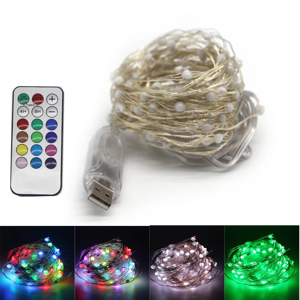 10M 20M WS2812B SK6812 Pixels RGB LED Fairy String LIGHT Christmas Wedding Party Decoration Addressable Individually USB DC 5V outdoor string lights