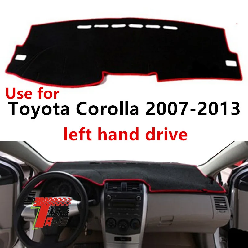 Taijs крышка приборной панели автомобиля с левым приводом для Toyota Corolla 2007-2013 лавсан