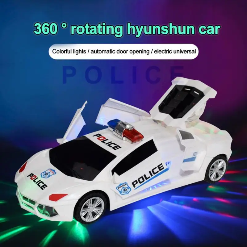 Spielzeug für Kinder Polizeiwagen LED-Licht Jungen Cooles Weihnachtsgeschenk 