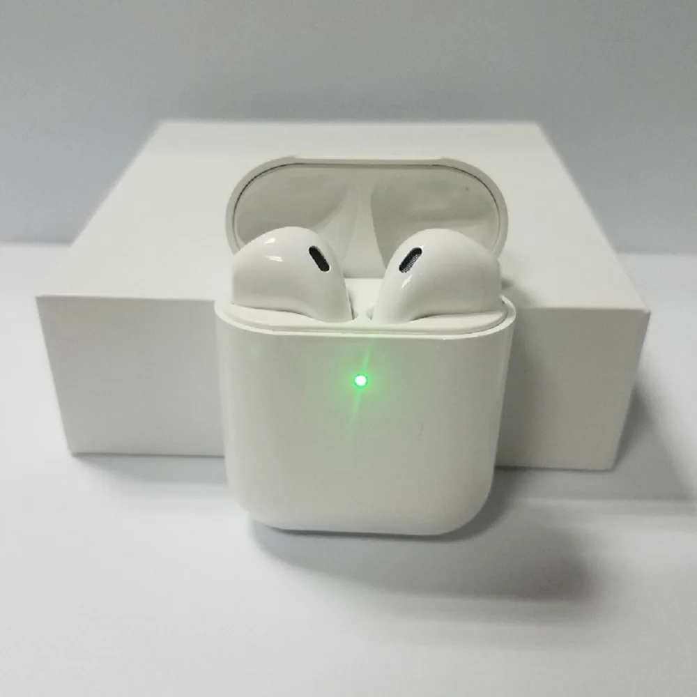

New Air 2 Bluetooth Earphone Wireless W1 Chip Pop Up Window Earbuds Wireless Headset For iPhone pk i12 i11 i500 i900 tws