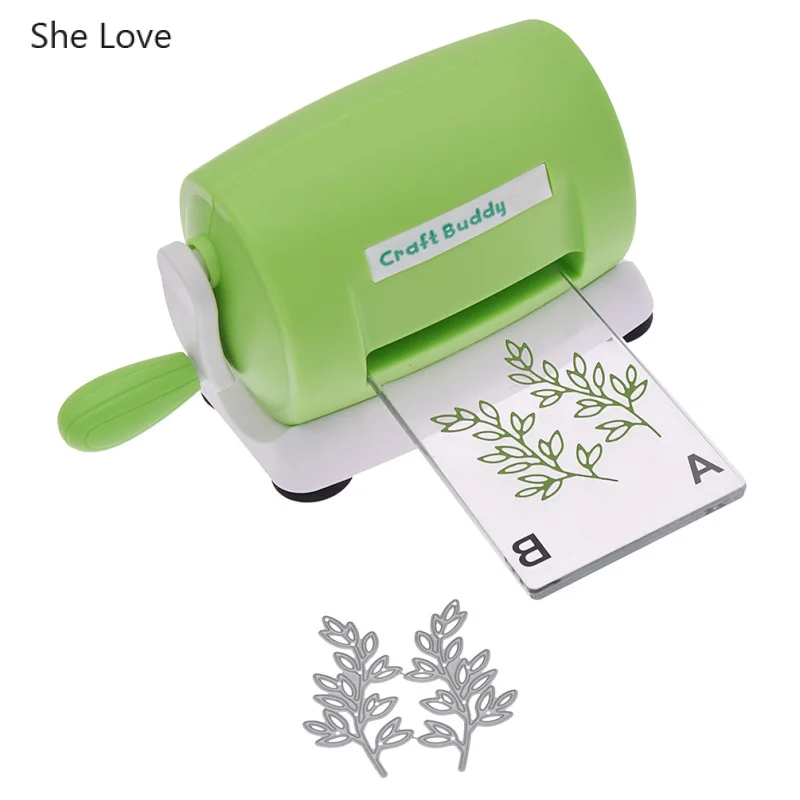 

She Love Die Cutting Embossing Machine Paper Card Craft Die-Cut Scrapbooking Diy Dies Cutter Photo Album Handmade Craft