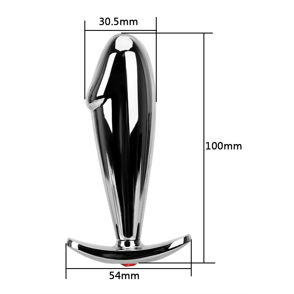Anal Plug With Massage Function For Women Metal Erotic Toy_voghion.com