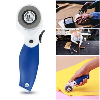 

45mm Rotary Cutter Leather Cutting Tool Fabric Cutter Circular Blade DIY Patchwork Sewing Quilting Tool Accessories