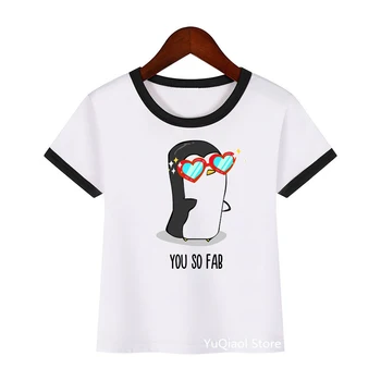 

Cool Koala/penguin/lion/Turtle/dinosaur/panda/unicorn/fox funny animal print children’s t-shirt summer baby boys girls clothes