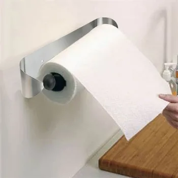 

SEAAN Wall Mounted Stainless Steel Paper Towel Holder Roll Organizer for Kitchen Bathroom Toilet Paper Holder