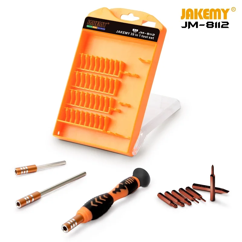 JAKEMY JM-8112 39 в 1 профессиональный набор Многофункциональный прецизионный ремонтный инструмент бытовой электроники DIY отвертка набор
