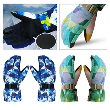 Водонепроницаемые зимние спортивные перчатки, перчатки для катания на лыжах, сноуборде, велосипеде, теплые зимние перчатки для катания на лыжах, велоспорта, сноуборда, пеших прогулок