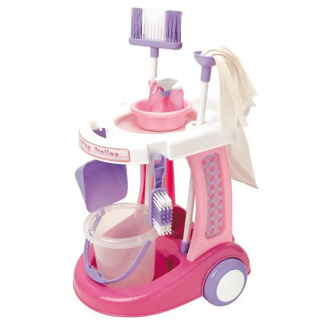 

Genuine Product Play Children Cleaning Stroller Weaving Machine Cosmetic Box Set Kitchen GIRL'S Series Play House Toys