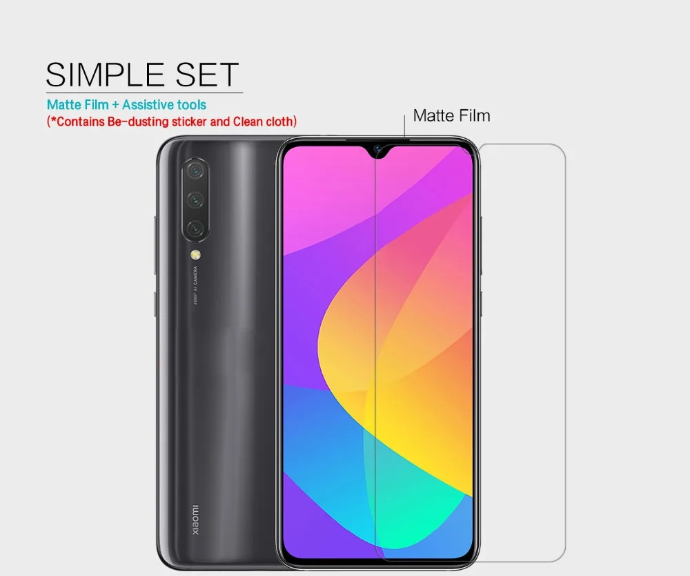 Nillkin Глянцевая Защитная пленка для экрана Xiaomi mi A3 против отпечатков пальцев матовая защитная пленка для Xiao mi A3