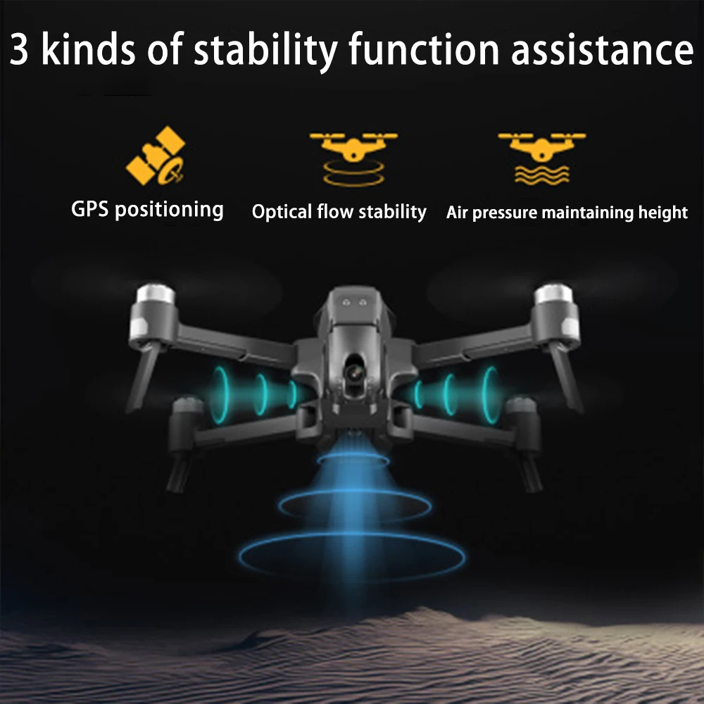 D4 Drone GPS Quadcopter HD 4K FPV 600M Wi Fi видео в реальном времени 1 6 км дистанционное управление