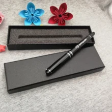 Хороший подарок для друга на день рождения, хорошая гелевая ручка на роликах, на заказ бесплатно с вашим именем, с коробкой
