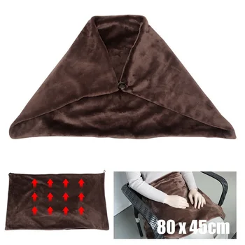 

45x80cm Car Home Electric Warming Heating Blanket Pad Shoulder Neck Mobile Heating Shawl USB Soft 5V 4W Winter Warm Health Care