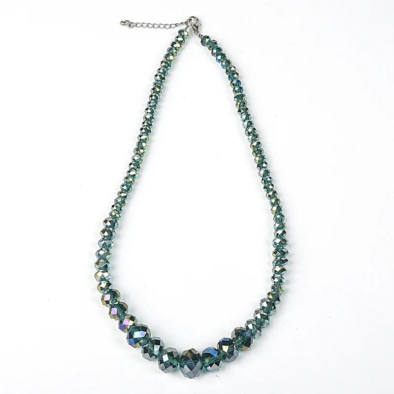 Зелеными кристаллами ручной работы Комплект: 6 14 мм Гранёные с одной и плоские