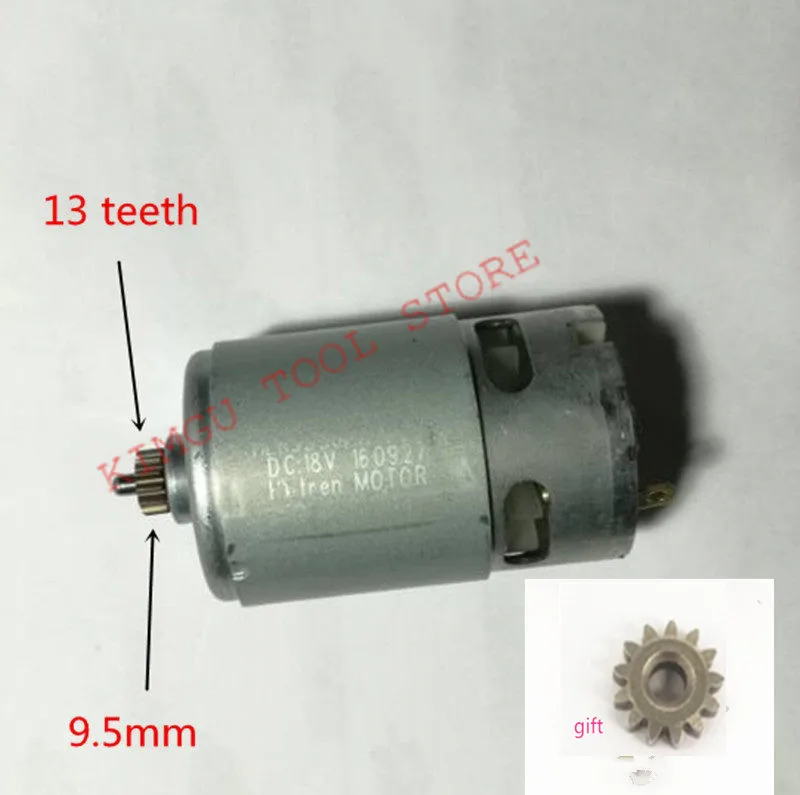 Hefddehy 13 ZäHne Motor 18V Ersetzen für 18-2- 18-2- GSR18-2- GSB18-2-L1  1800-2 PSB1800 Schrauben Dreher : : Baumarkt