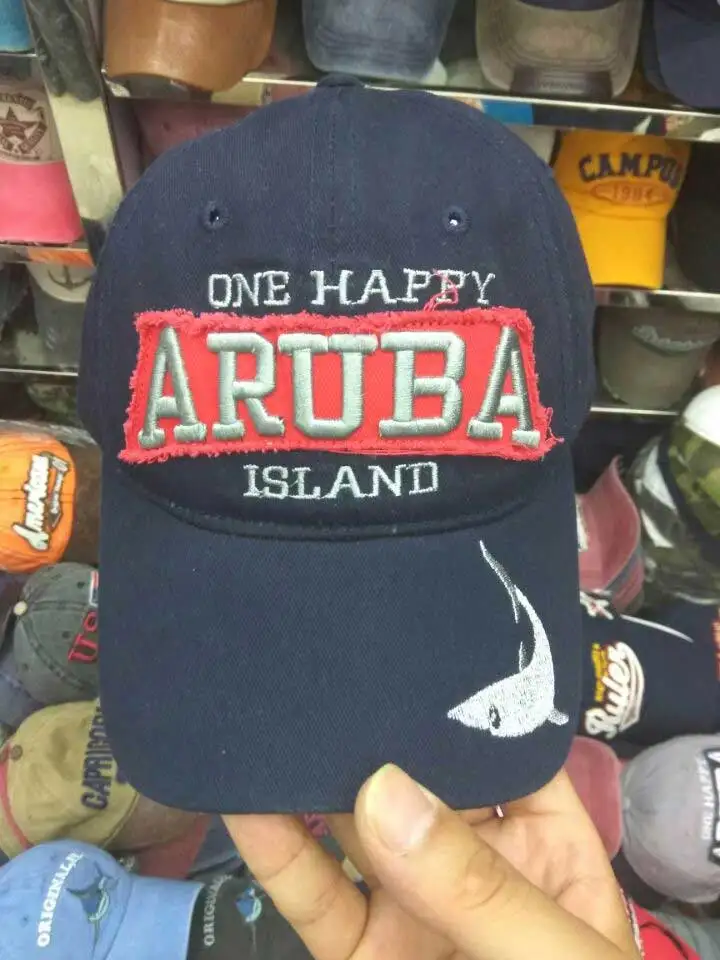 Navy Новая мода вышивка ARUBA бейсболка женская на открытом воздухе шляпы для рыбалки Повседневная шляпа для отца Мужская брендовая Кепка s Кепка-унисекс Homme - Цвет: Navy