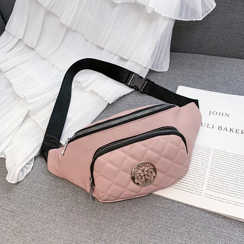 

Women 2019 new trendy Korean version broadband one shoulder bag fashion foreign gas rhomboid chest bag