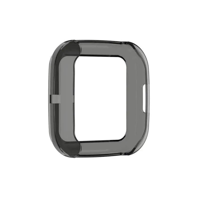 Ультратонкий Мягкий ТПУ защитный чехол, прозрачный защитный чехол для Fitbit Versa 2 Band Smart Watch, браслет, защита экрана - Цвет: 3