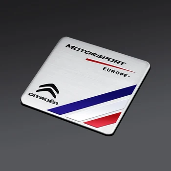 

Car Styling 3D Aluminum Europe France Flag Emblem Badge Sticker Decals For Citroen C4 C5 C3 C2 C1 C4L Picasso Saxo Accessories