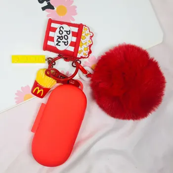 

for Huawei Freebuds Lite Case Fruit hairballl Headset Silicon Case Bluetooth Wireless Earphone Case Keyring Headphone case