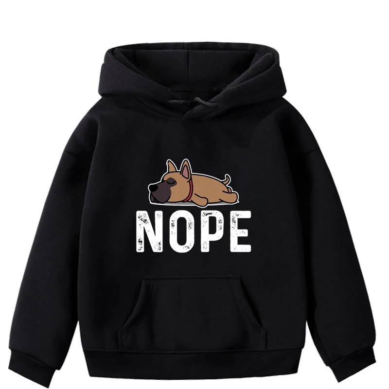 New Arrival Baby Boys Girls Sweatshirts Winter Autumn Child Dog Print Plus Velvet Hoodies Long Sleeves infant Kids Clothes
