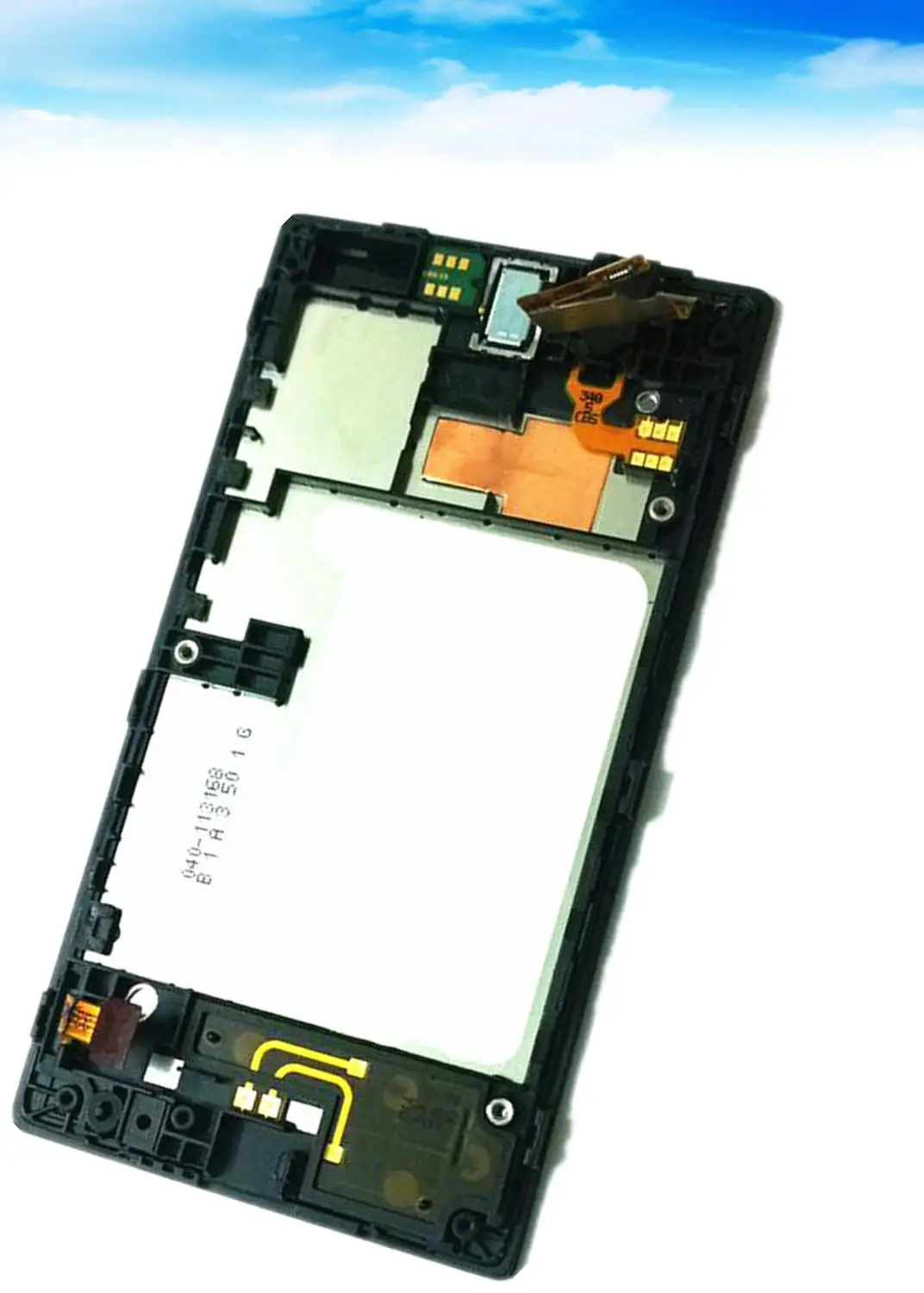 Экран ЖК дисплея в сборе с рамкой для NOKIA LUMIA 520| |