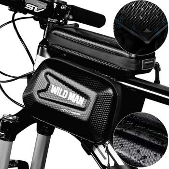 

Cycling Attachments Phone Holder Front Frame Tube Bicycle Storage Waterproof Bag