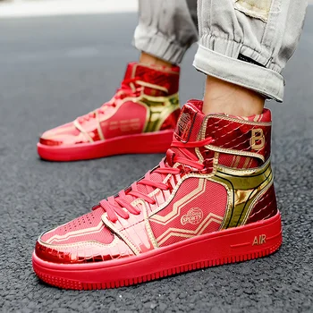 

2020 autumn new trendy shoes high-top shoes male ins Korean version of sports shoes increased wild student men's shoes