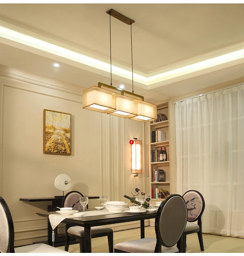 Современный ресторанный в китайском стиле подвесные светильники для домашнего освещения для столовой ресторана освещение мастер Подвесная лампа для спальни