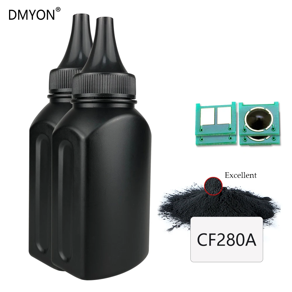 DMYON [Тонер+ чип] многоразового использования CF280A/F 280A/X 80a/x CF280a/x совместимый тонер-картридж для принтеров hp Laserjet 400M 401DN