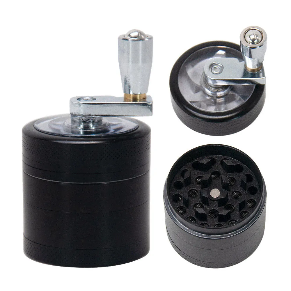 40mm Hand-Cranked Grind Smoking Grinders Tobacco Grinder Cigarette Crush Cigarette Rolling Machine Cigarette Tools Smoking Acce