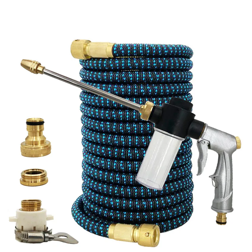 High Pressure Water Gun Hose Garden Irrigation Hose Telescopic Magic