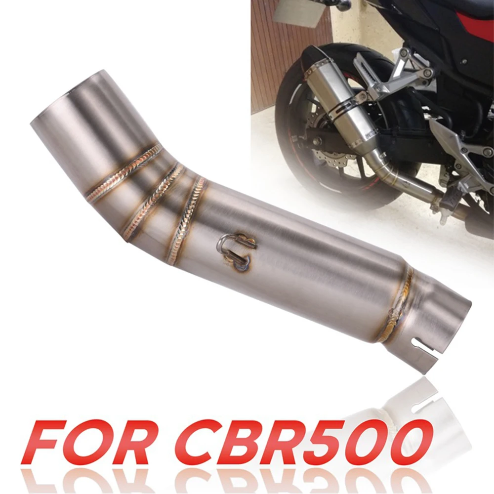 Мотоцикл выхлопной контакт Средний разъем трубы для Honda CBR500 CBR500R CB500F CB500X 2013
