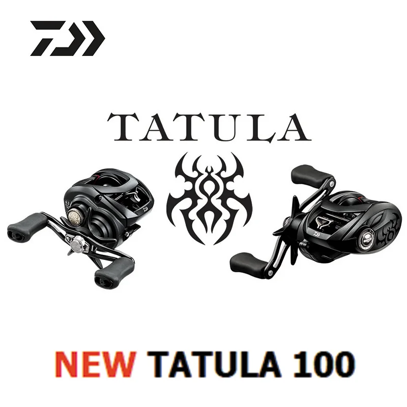 Новинка 2019 оригинальная Низкопрофильная Рыболовная катушка DAIWA TATULA 100H 100HL 100HS 100HSL