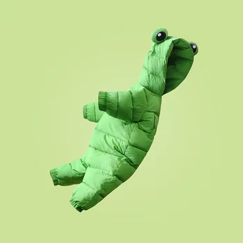 

Baby Siamese clothes 2019 male baby autumn and winter new down cotton haber newborn baby girl out climbing clothing