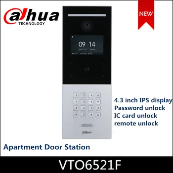 

2020 New Dahua 2MP IP Video Inthecoms VTO6521F Multiple unlock modes Support SIP P2P Duress Alarm Apartment Door Station