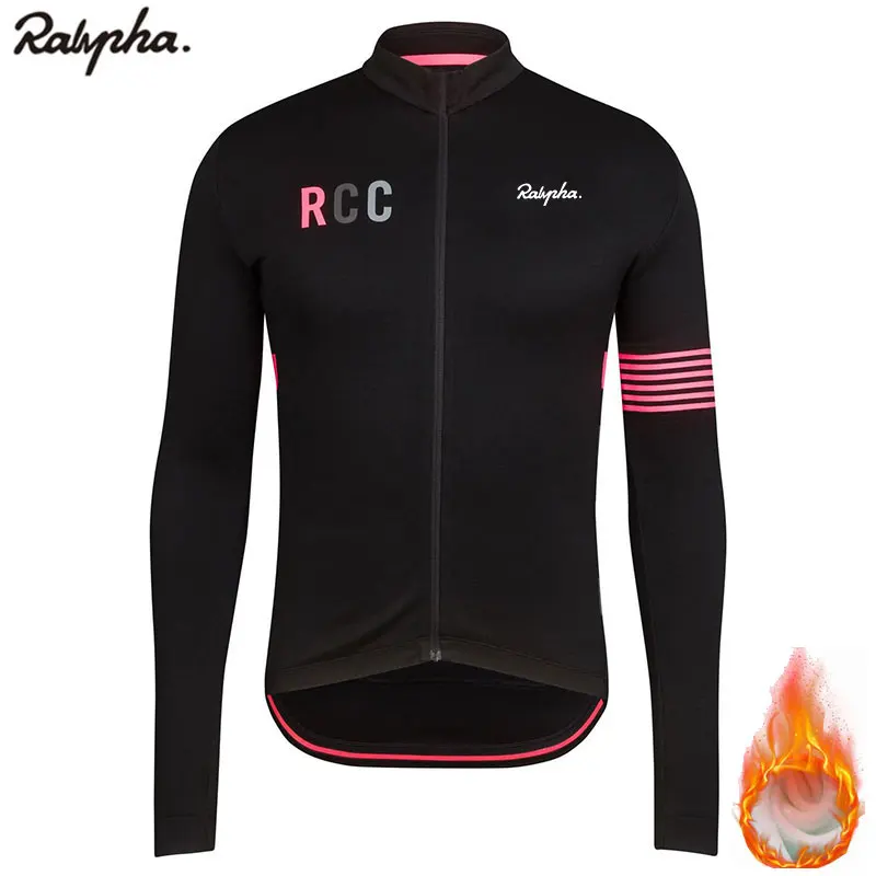 Raphaing Ropa Ciclismo Теплый Зимний теплый флисовый мужской костюм Джерси комбинезон Триатлон Одежда для велоспорта