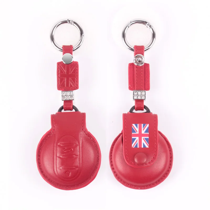 Кожаный чехол для автомобильного ключа защитный Mini Cooper JCW One F54 F55 F56 F60 с
