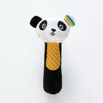 

2020 New Baby Rattle Cute Animal Series Toys Early Education Plush Toy Rattle Toy Hand Stick Children