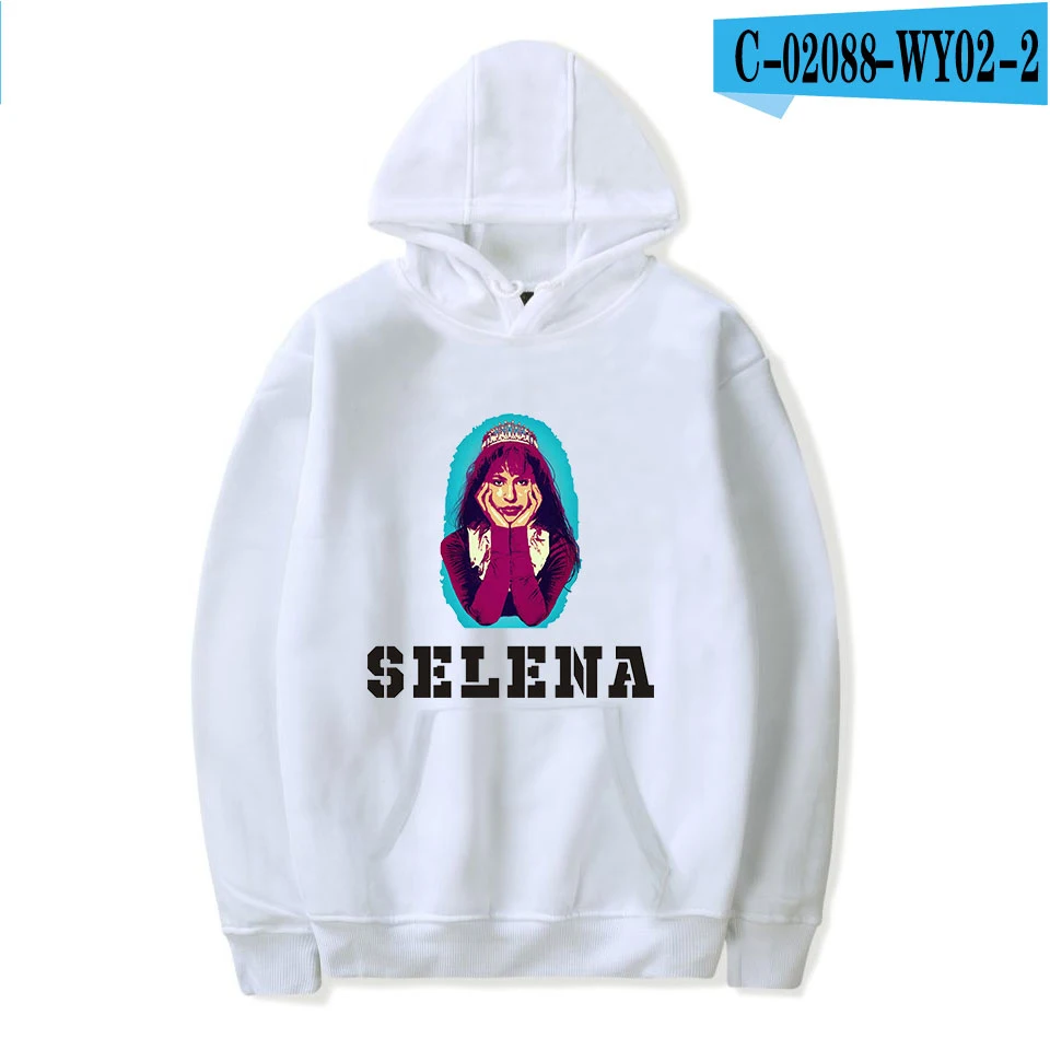 As picture Повседневные осенние толстовки с капюшоном selena quintanilla для женщин и мужчин, красные толстовки с капюшоном, модные удобные пуловеры с капюшоном для девочек - Цвет: As picture