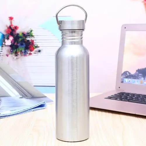750ml 350/500/750 мл нержавеющей стали путешествия вакуумный кувшин изолированный чайник-фляга - Цвет: 750ml
