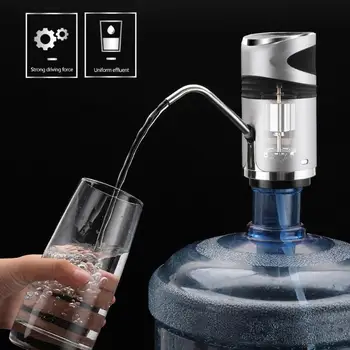 

Stainless Steel Electric Water Pump Dispenser LCD Digital Drinking Bottle Switch LCD Digital Display and Touch Button